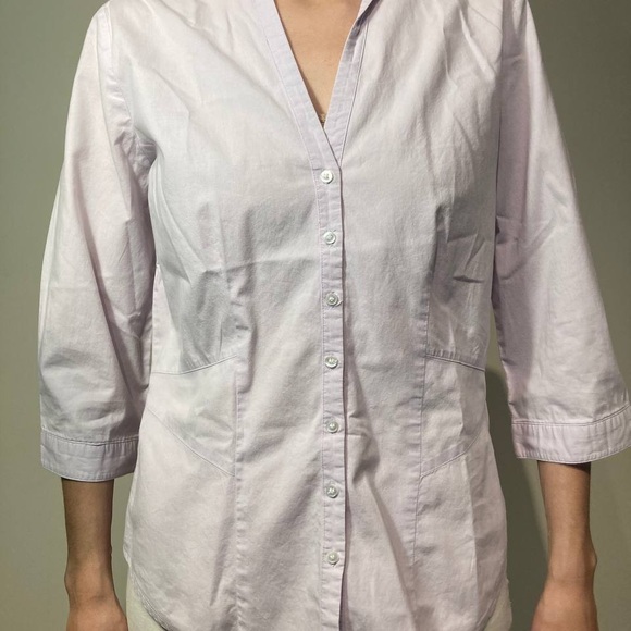 Lilac button down shirt - Picture 3 of 10